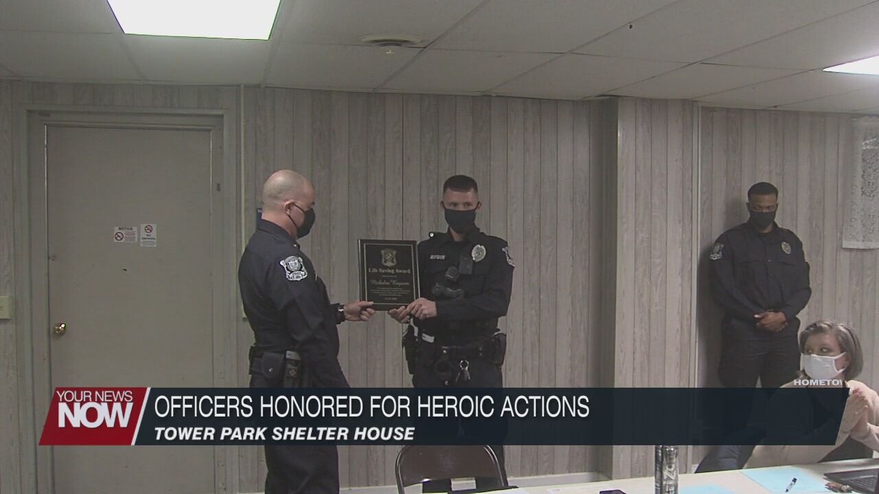Two Cridersville Police Officers honored with awards for efforts